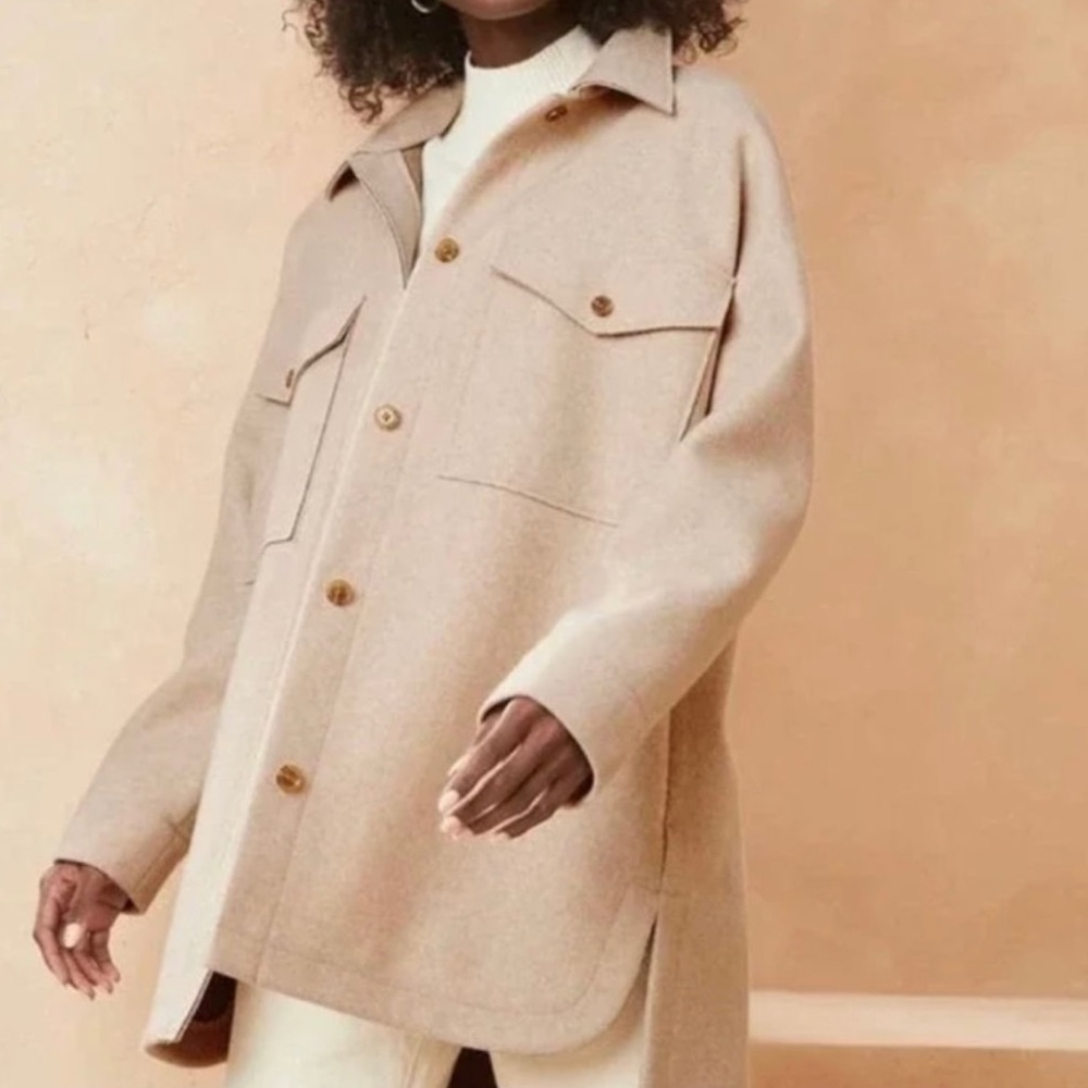 Banana Republic Petite XS Shacket (Oversized)